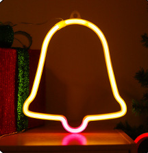 Christmas!! Two colour Bell Neon Light