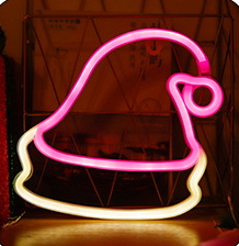 Christmas Hat Neon Light