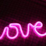 Battery Powered USB LED Sign Neon Lights Home Shop Decoration Party Fairy Lamp
