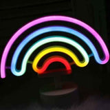 Battery Powered USB LED Sign Neon Lights Home Shop Decoration Party Fairy Lamp