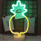 Battery Powered USB LED Sign Neon Lights Home Shop Decoration Party Fairy Lamp