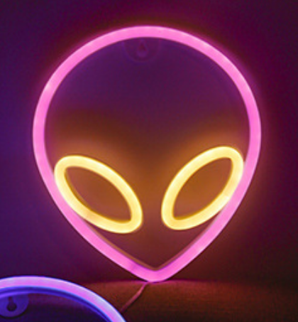 Allienware Neon Light Pink Yellow