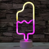 Battery Powered USB LED Sign Neon Lights Home Shop Decoration Party Fairy Lamp