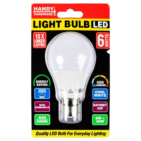 Bulb 9W LED Light - Warm White - B22