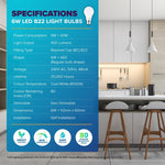 Bulb 9W LED Light - Warm White - B22