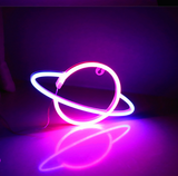 Battery Powered USB LED Sign Neon Lights Home Shop Decoration Party Fairy Lamp