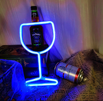 Battery Powered USB LED Sign Neon Lights Home Shop Decoration Party Fairy Lamp