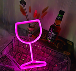 Battery Powered USB LED Sign Neon Lights Home Shop Decoration Party Fairy Lamp