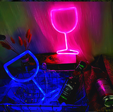 Battery Powered USB LED Sign Neon Lights Home Shop Decoration Party Fairy Lamp