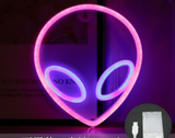 Battery Powered USB LED Sign Neon Lights Home Shop Decoration Party Fairy Lamp