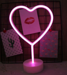 Battery Powered USB LED Sign Neon Lights Home Shop Decoration Party Fairy Lamp