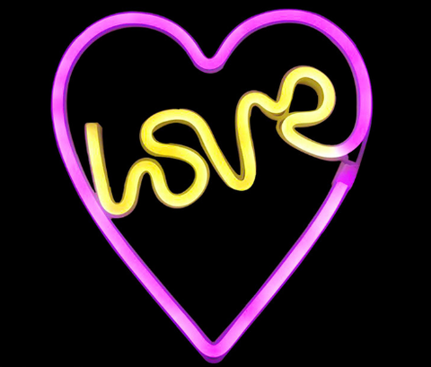 Love Heart Neon Light