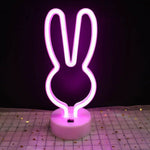 Battery Powered USB LED Sign Neon Lights Home Shop Decoration Party Fairy Lamp