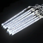 LED Meteor Shower String Fairy Lights Falling Rain Drop Outdoor