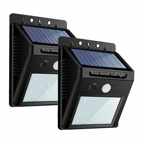 Solar Powered LED Wall Light