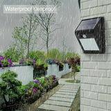 Solar Powered LED Wall Light